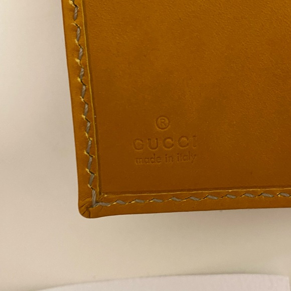 💗SOLD💗Gucci Leather Wallet Tan Unisex - Picture 5 of 5